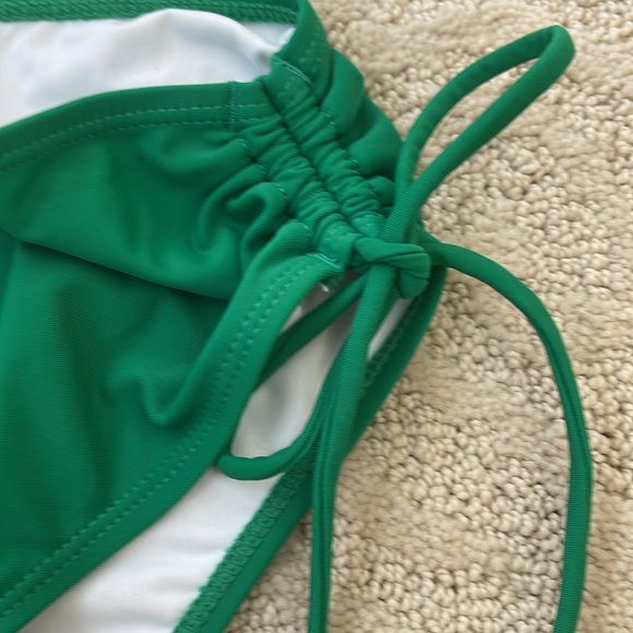 NWT Cupshe Green High Waisted Bikini Bottoms - Medium - Picture 3 of 5